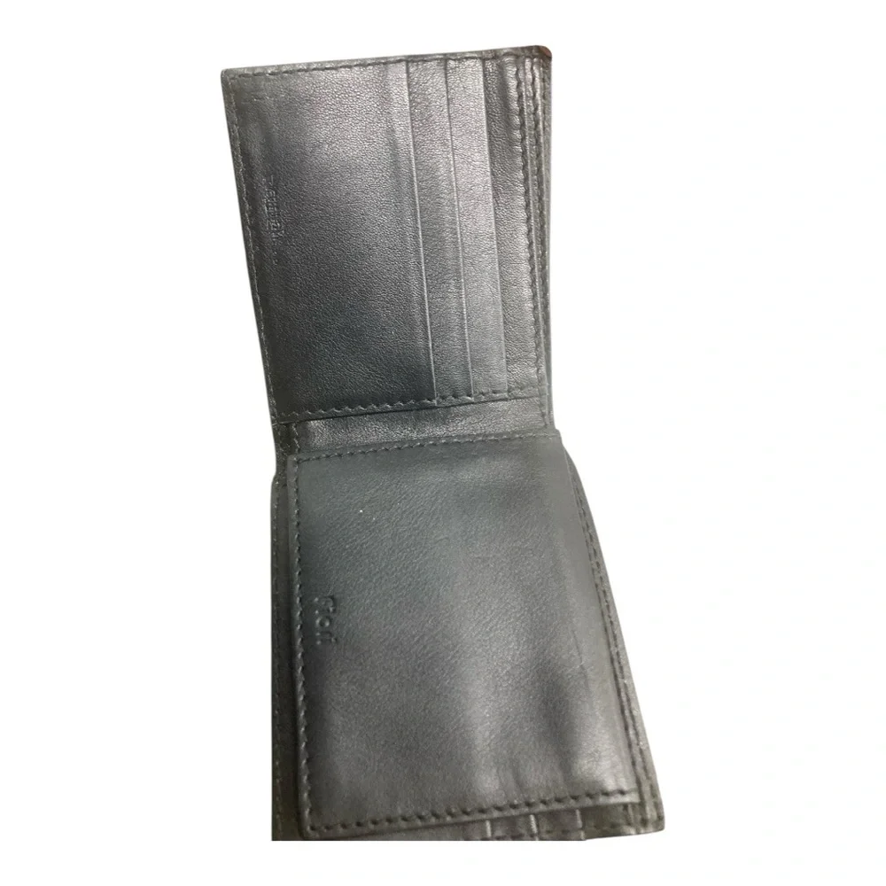 Black Leather wallet Card Holder